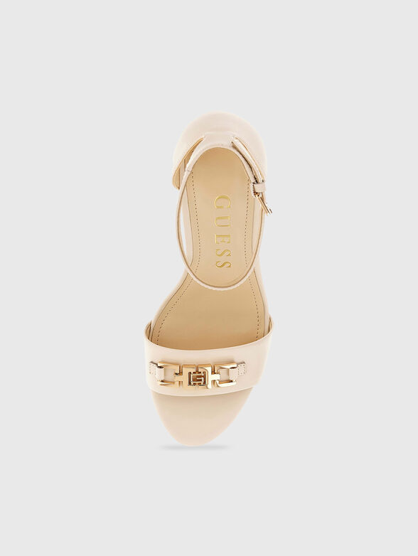 SETTLE sandals on thick heel - 4
