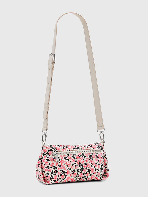 Crossbody bag with floral print - 3