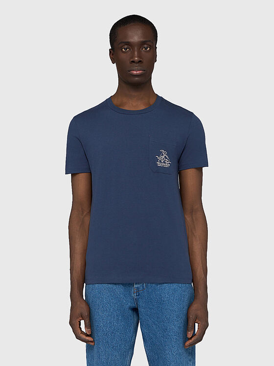 Slim T-shirt with logo - 1