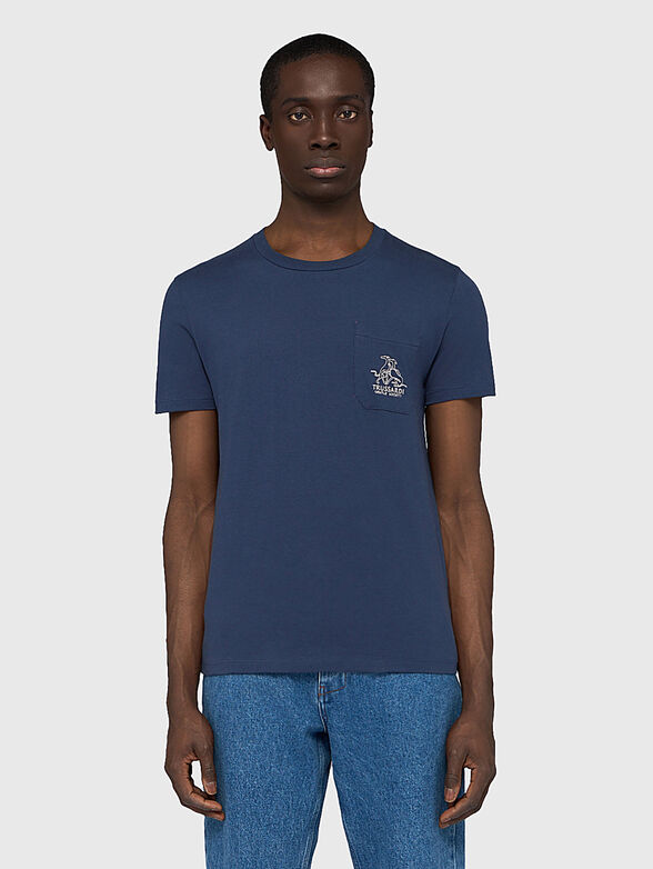 Slim T-shirt with logo - 1