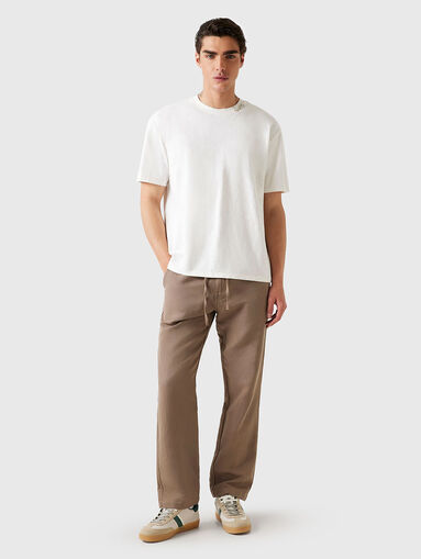 DAVID T-shirt with accented cotton back - 5
