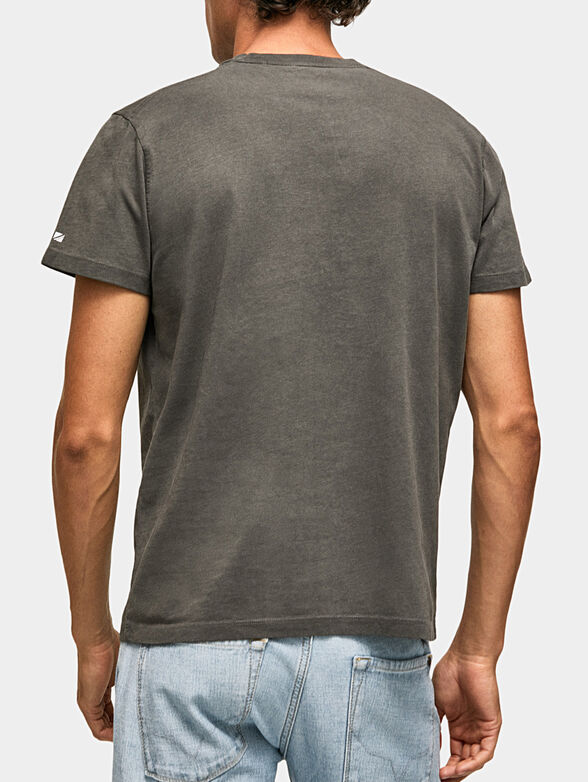ALFORD green T-shirt with contrasting accent - 3