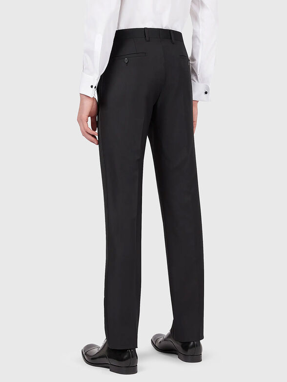 Black wool trousers  - 2