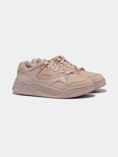 COURT SLAM Nubuck sneakers in pale pink - 5