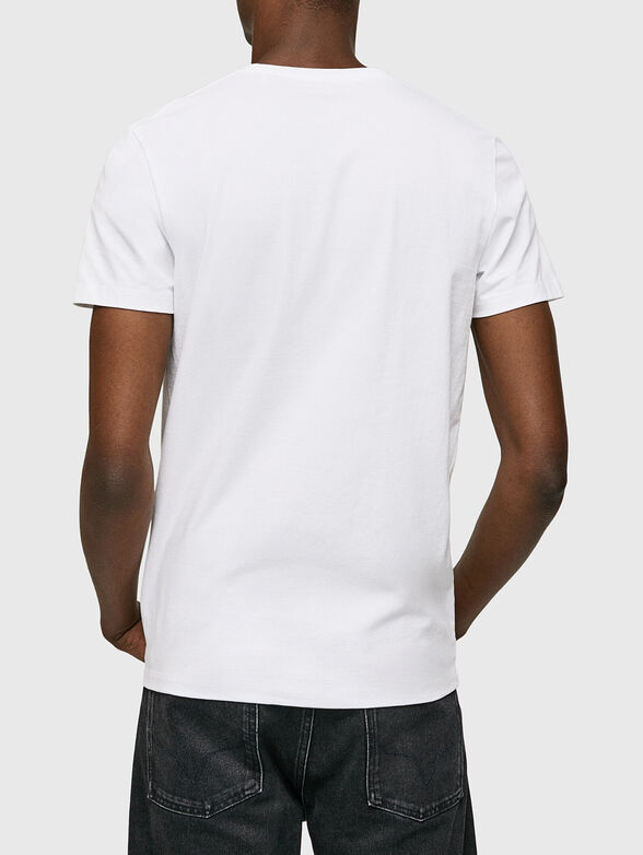 ORIGINAL STRETCH N black T-shirt with logo print - 3