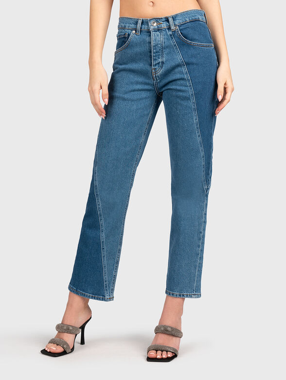 Straight jeans with accents - 1