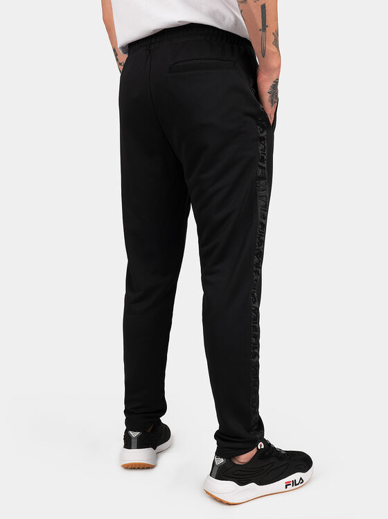 Черен спортен панталон  NAIL - 2