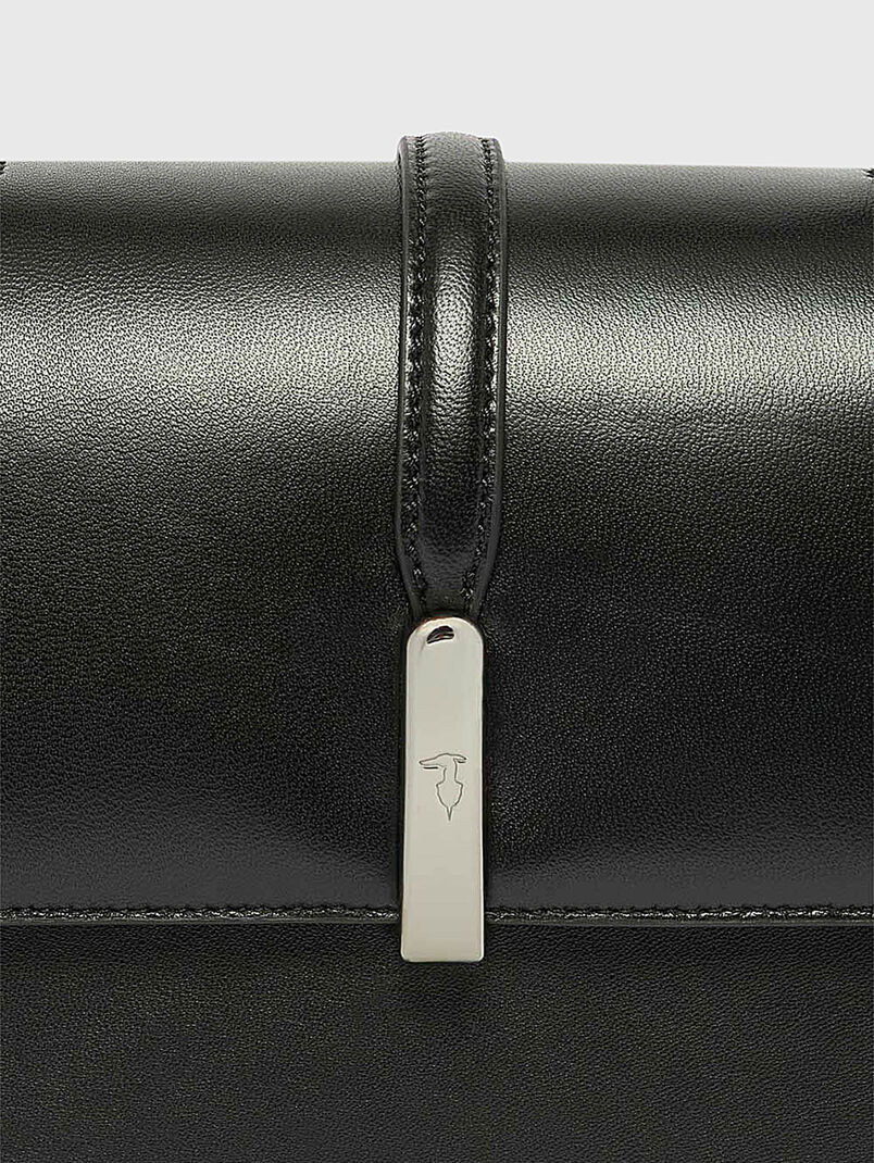 Leather bag with removable long strap - 3