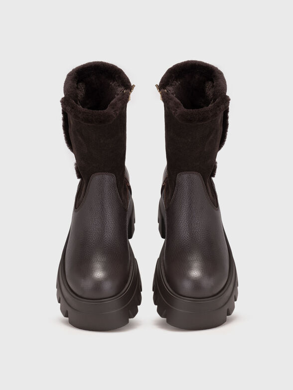 SAPPORO 5 leather anckle boots - 6