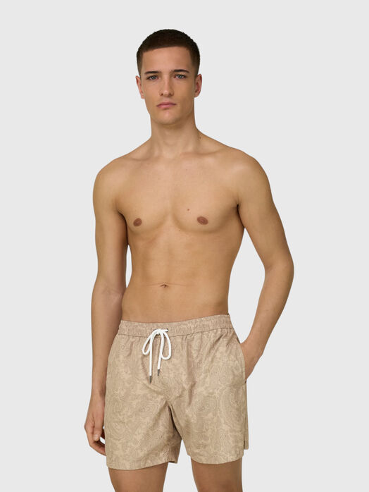 Beige beach shorts