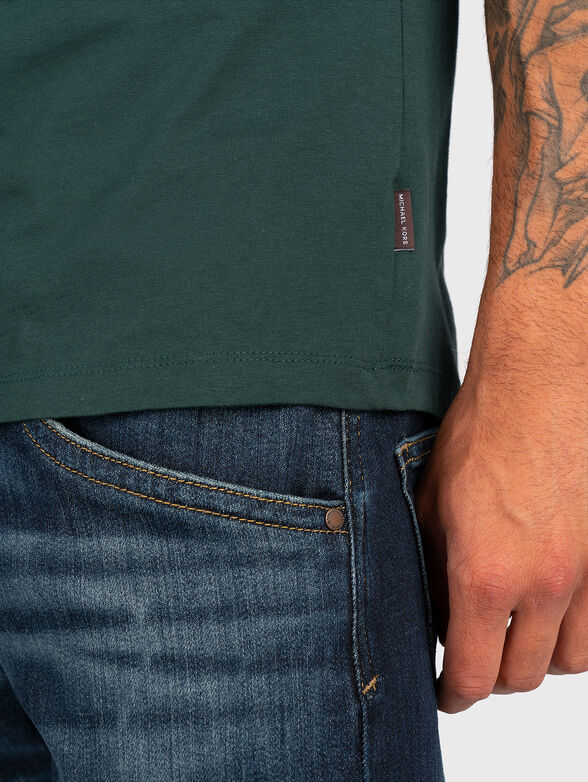 T-shirt in dark blue color - 3