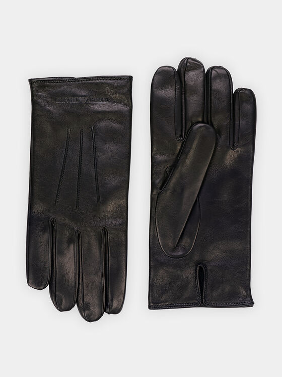 Черни кожени ръкавици - 1