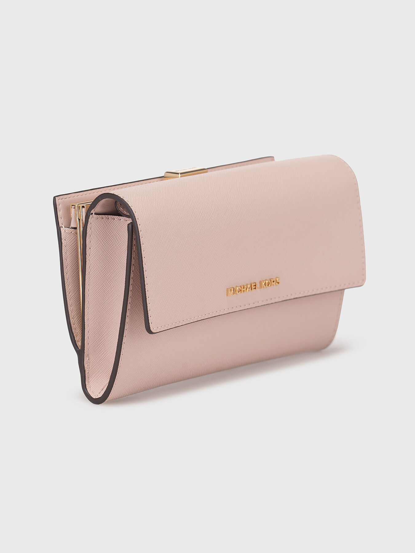 Small crossbody bag with gold logo accent brand MICHAEL KORS