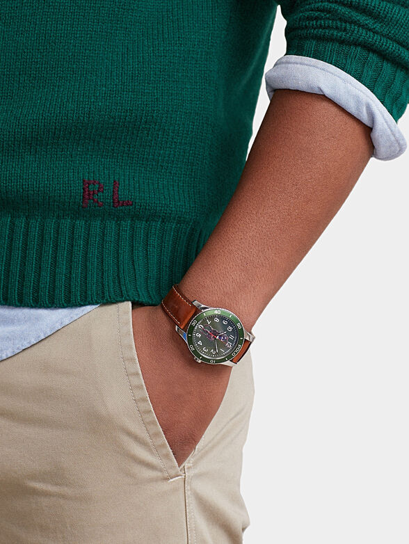 Green sweater with Polo Bear logo - 3