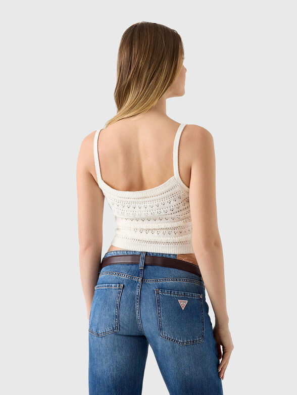 Knit top in cotton blend - 3