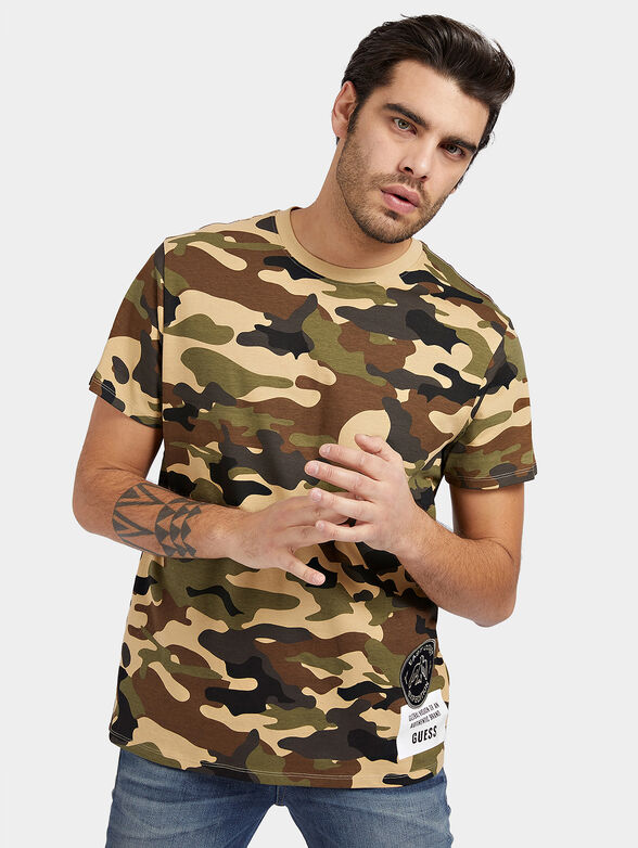 Camouflage print T-shirt - 1