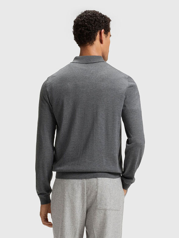 LANCIONE slim-fit wool sweater - 3