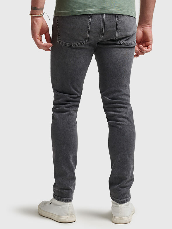 VINTAGE slim jeans in black color - 2