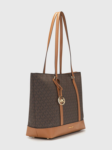 Brown bag with monogram logo print - 3