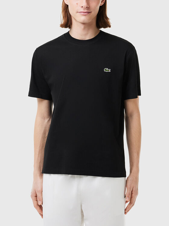 Beige cotton T-shirt  - 1