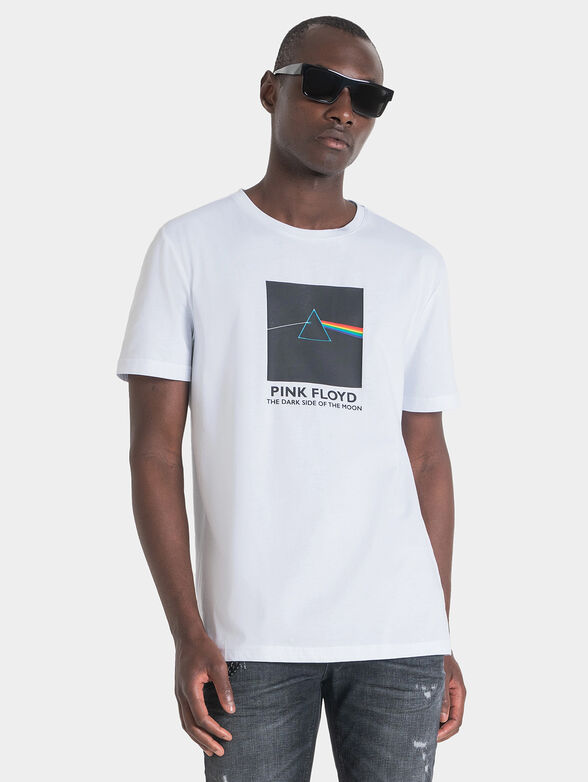 Black T-shirt with accent Pink Floyd print - 1