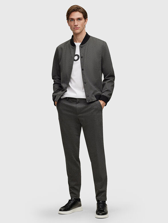 Cotton T-shirt TIBURT with contrast logo print - 2