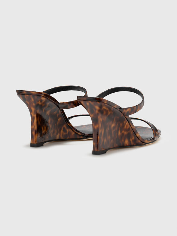 VINNIE WEDGE SLIDE 85 platform shoes - 3