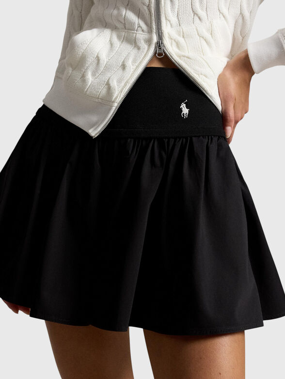 Cotton mini skirt - 3