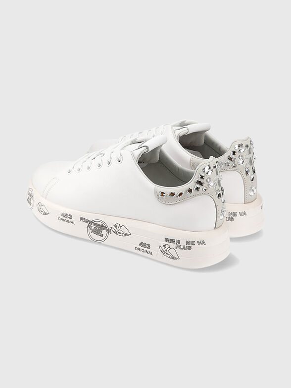 BELLE leather sneakers - 3
