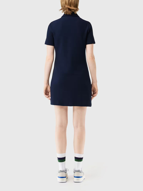 Dark blue buttoned dress  - 2