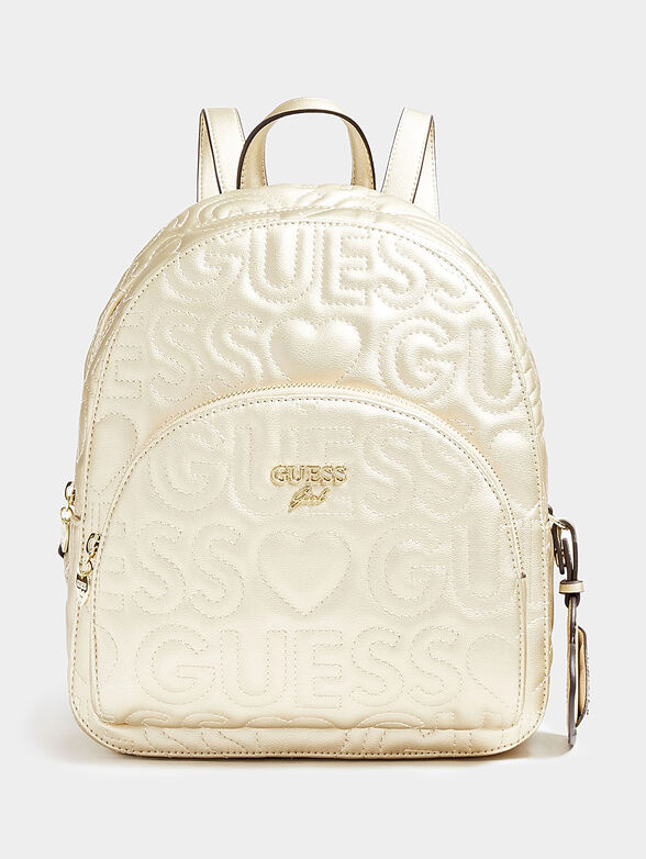 ELISE black quilted backpack - 1
