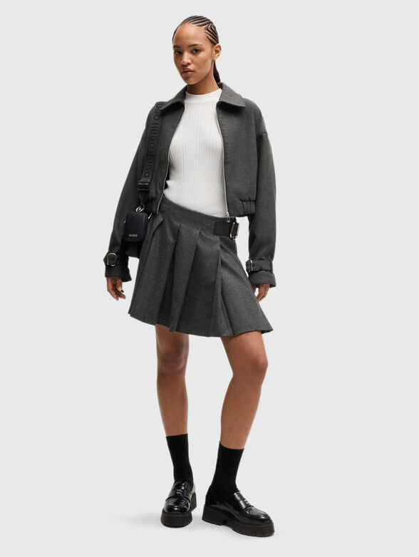 AMISURI cropped jacket with cuffs - 1