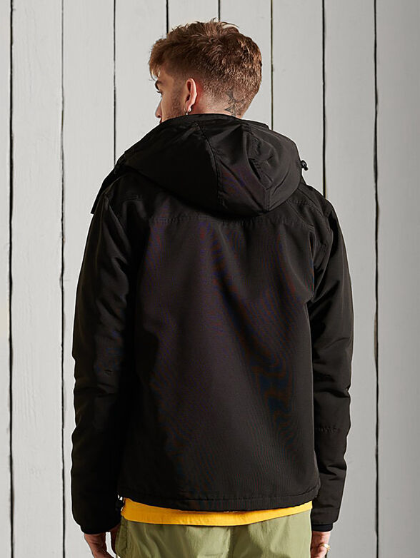 Hooded jacket with logo detail - 3