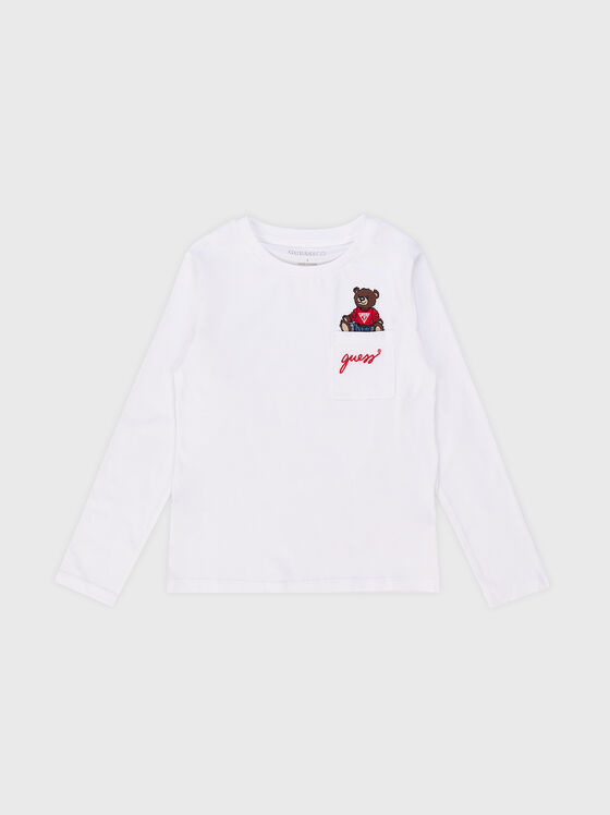 Βlouse with accent logo - 1