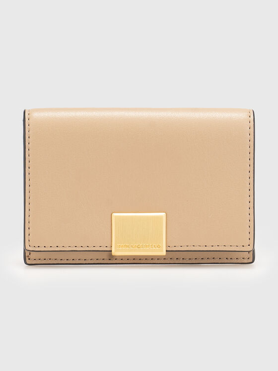 Кожен картодържател с лого детайл - 1