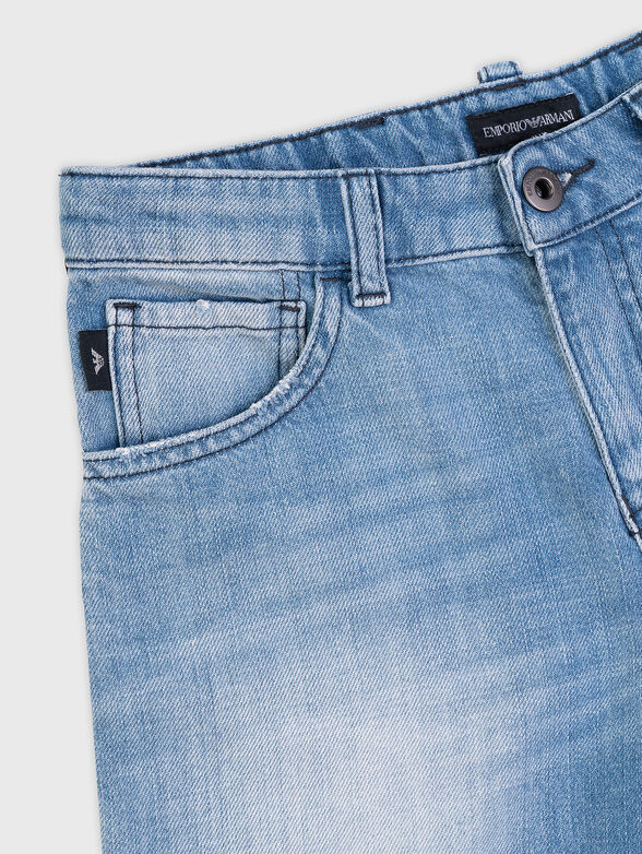 Denim shorts - 2