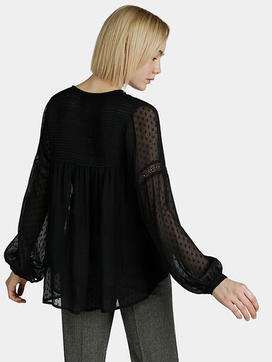 TONIA Black airy top - 5