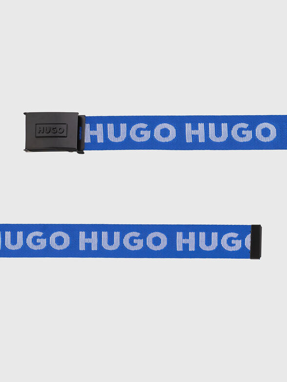 Belt with logo buckle - 2