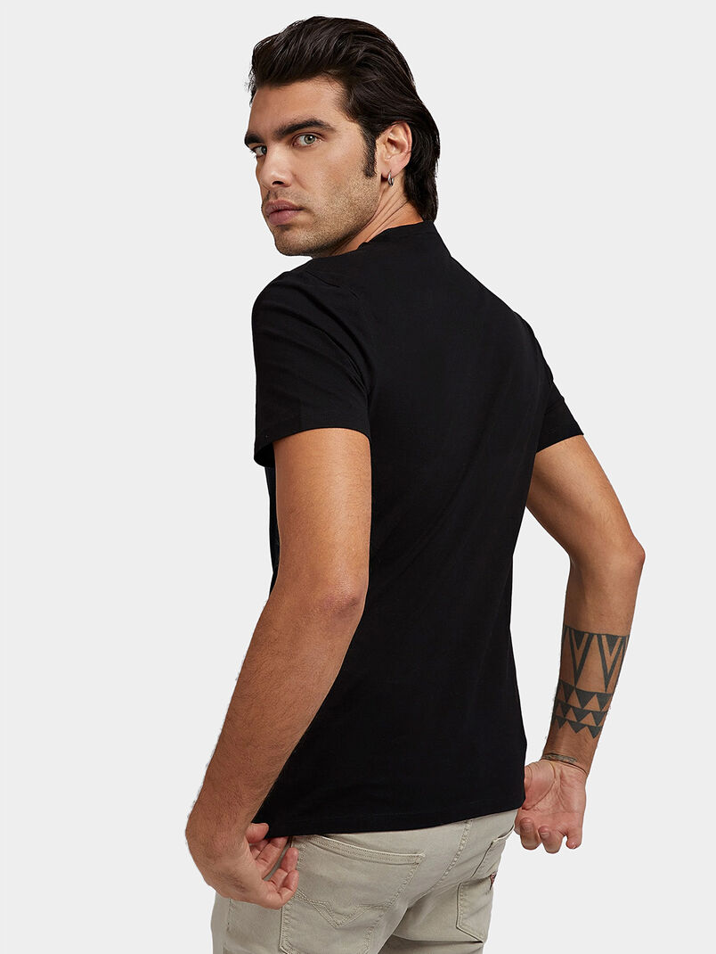 GAMMY black cotton T-shirt - 3