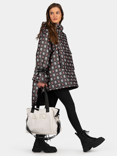 Anorak jacket  with monogram logo pattern - 5