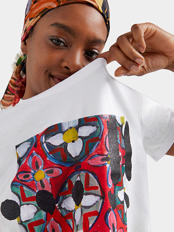 BIARRITZ PATCH T-shirt with art print - 5