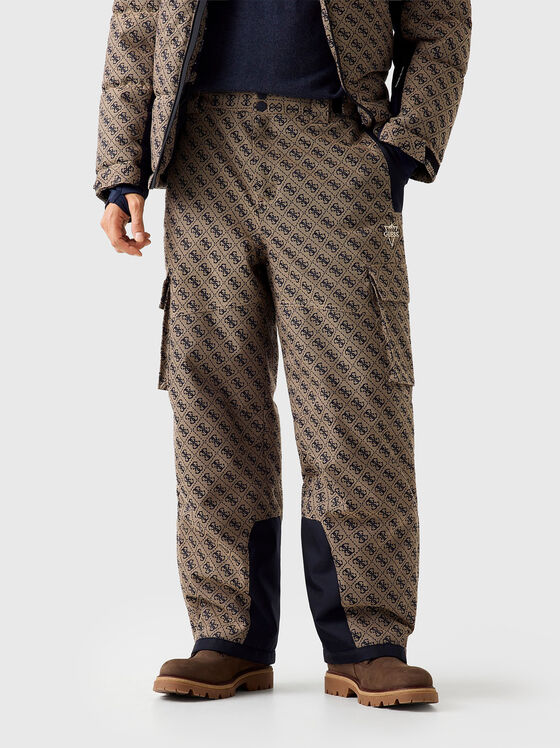 Ски панталон с монограмно лого - 1