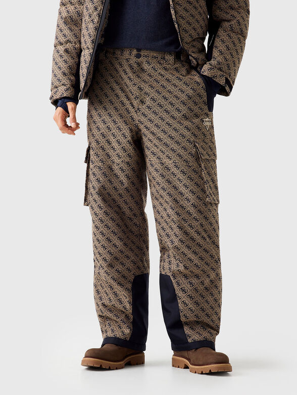 Ski pants with contrasting details - 1