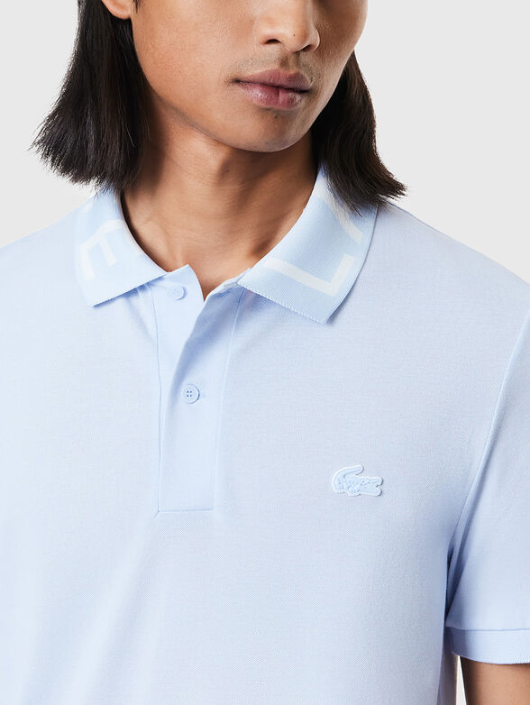 Polo shirt with accent collar  - 4