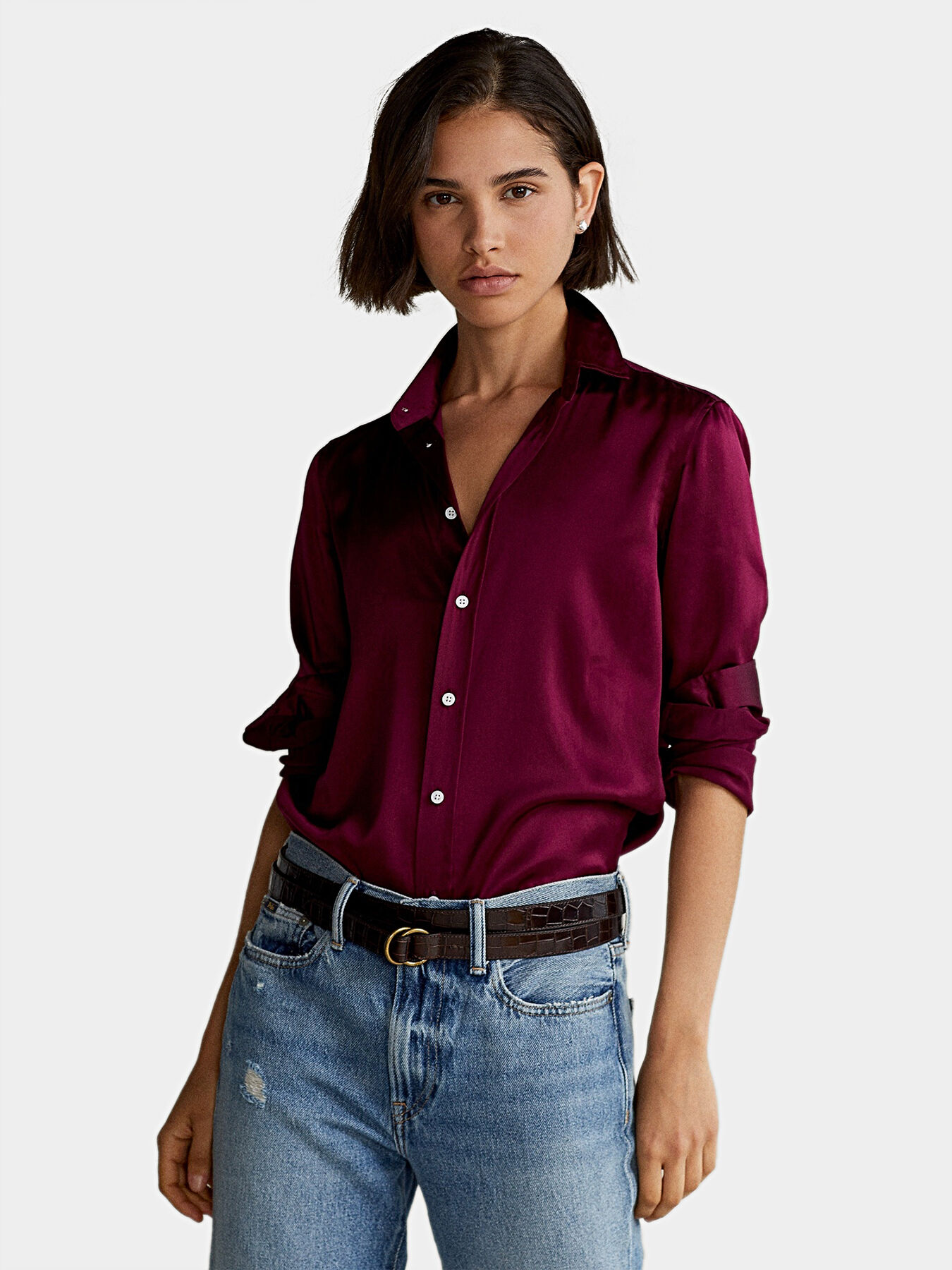 Silk shirt brand POLO RALPH LAUREN Globalbrandsstore en