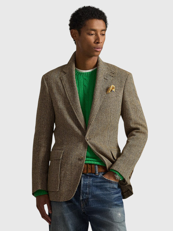 Blazer made from a wool and silk blend - 1