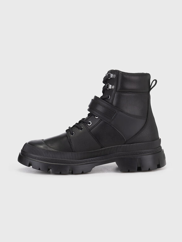 TREKKA black leather boots - 4