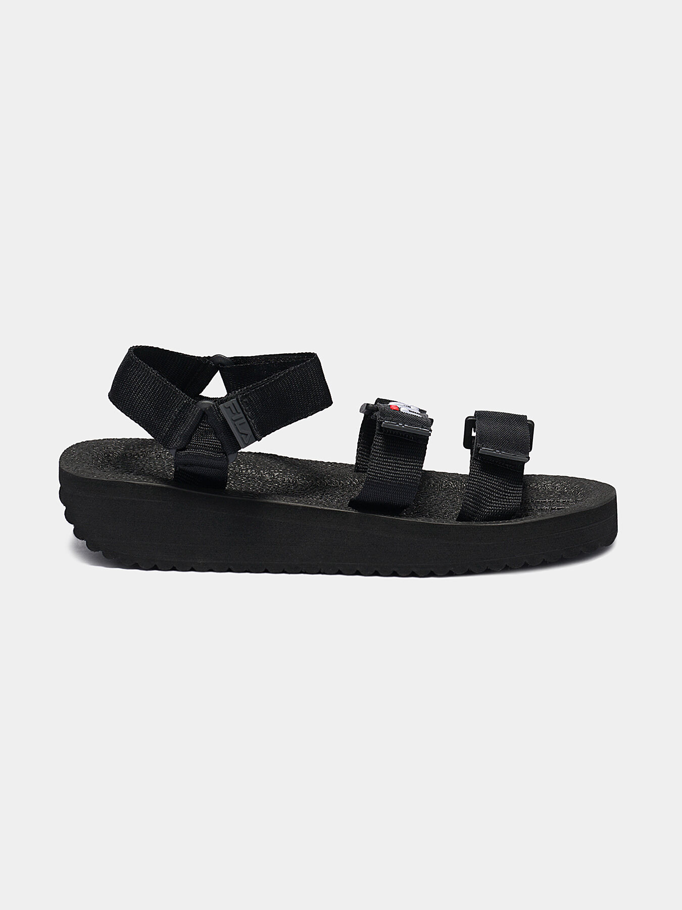 Fila black sandals shop