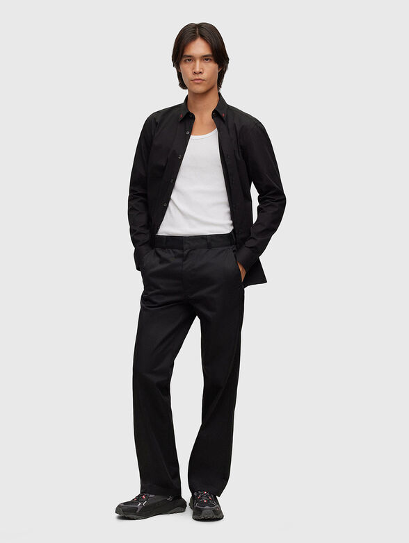 ERMO black cotton blend shirt - 2