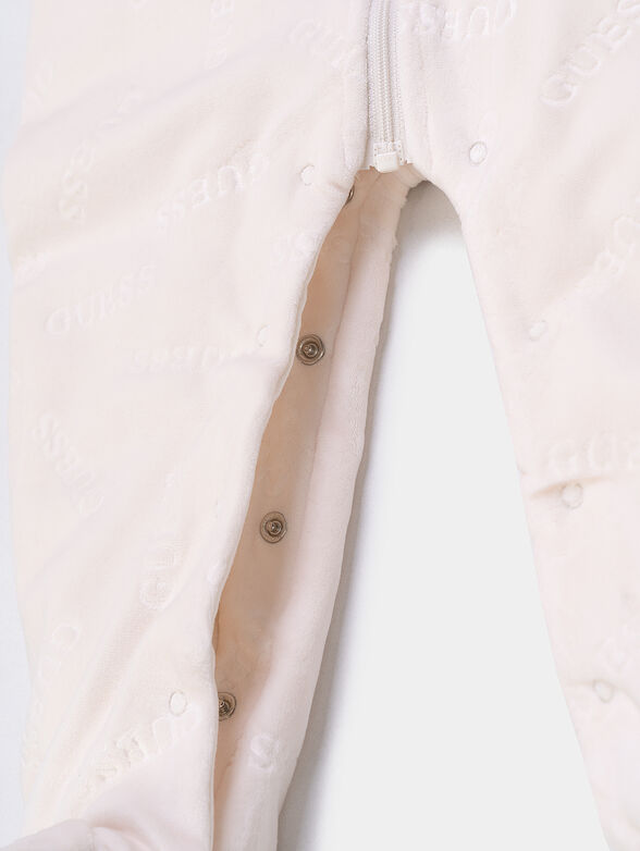 Overalls in blue color with zip - 4